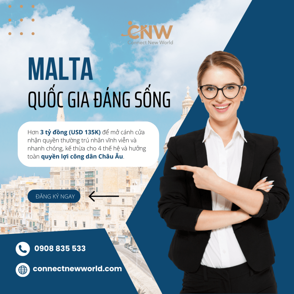 Nước Malta - nơi định cư lý tưởng